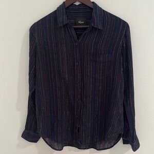 Rails Charli button down shirt tropez stripe